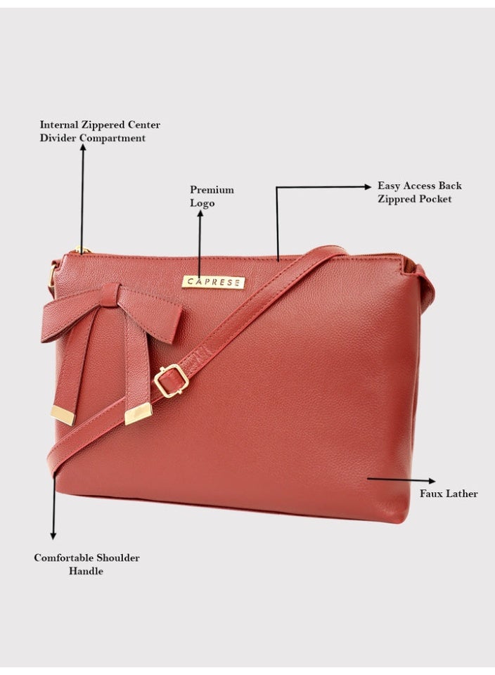 CAPRESE ALEXANDRIA SLING MEDIUM MAROON - Image 4