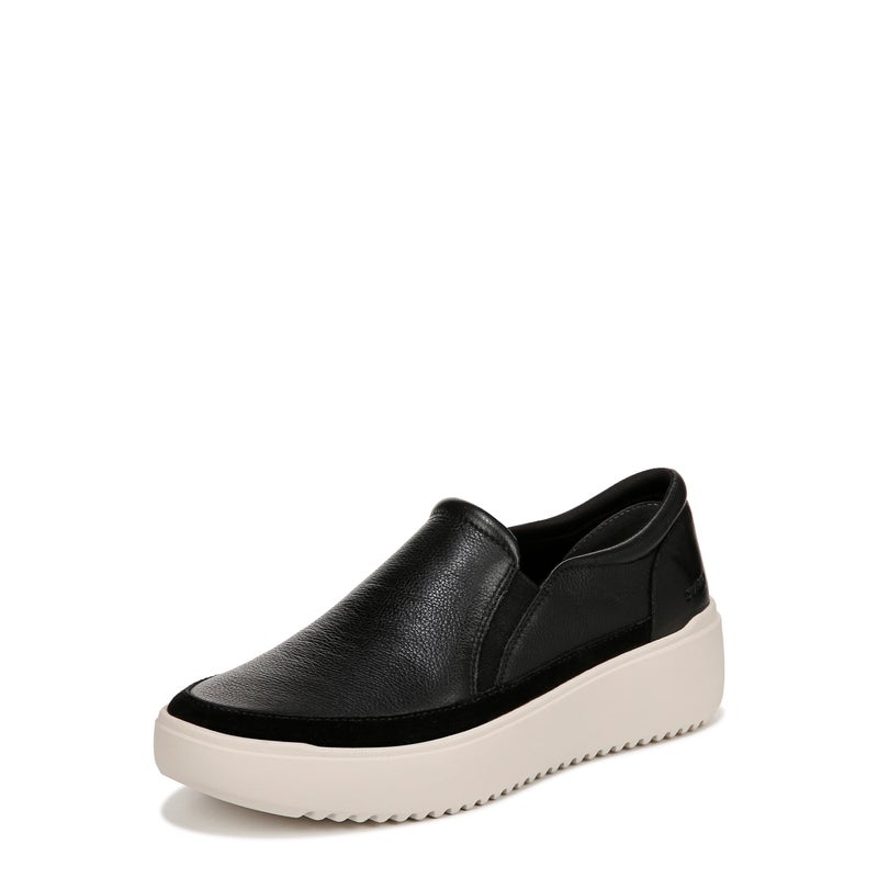 Vionic Womens Kearny Sneaker Black Leather 9 M - Image 1