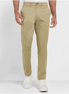 CALVIN KLEIN Modern Slim Twill Chino Trousers  - Image 1