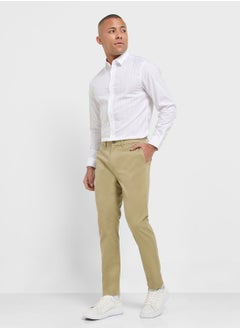 CALVIN KLEIN Modern Slim Twill Chino Trousers  - Image 2