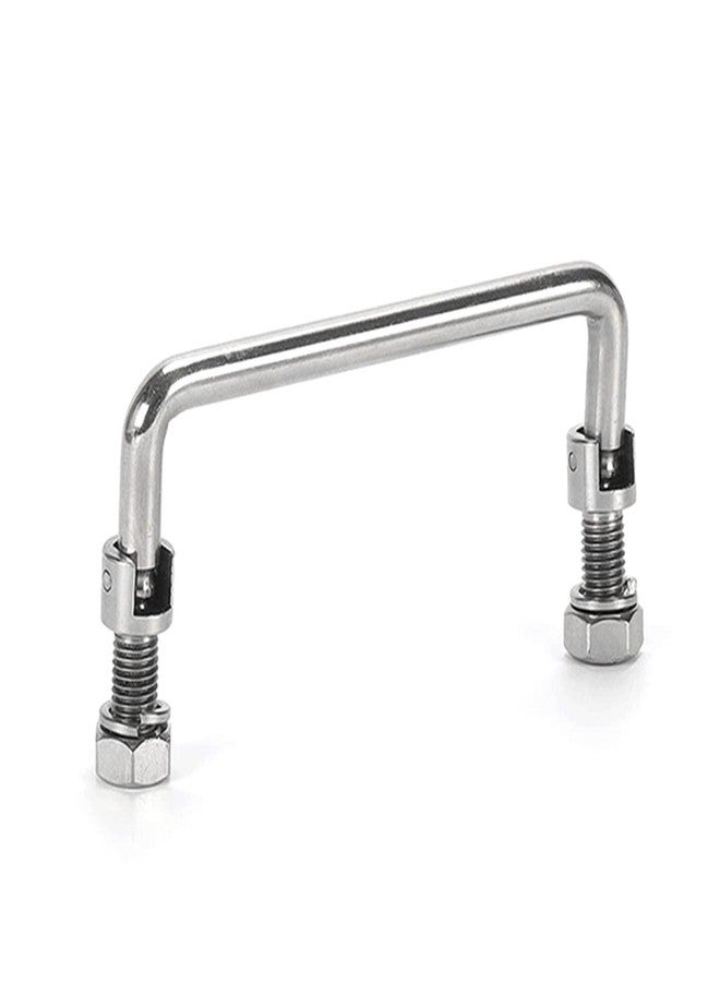 heyous Pull Handle Stainless Steel Folding Pull Handle U-Shape Folding Toolbox Suitcases Equipment Distribution Box Cabinet Knob Hardware - Image 5