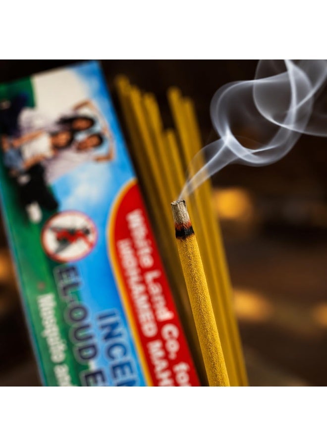 EL-OUD-ELMALKY Sandalwood Mosquito and Fly Repellent Incense Sticks, 30 Count, for Indoor & Outdoor Use - Image 2