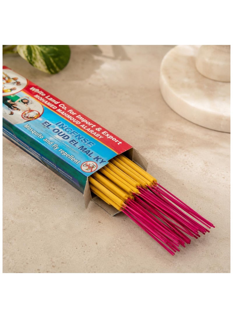 EL-OUD-ELMALKY Sandalwood Mosquito and Fly Repellent Incense Sticks, 30 Count, for Indoor & Outdoor Use - Image 4