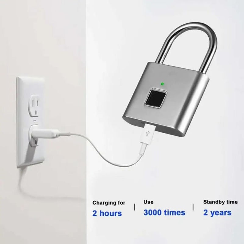 TUCHWARE XS 3600 PD Smart Fingerprint Padlock by Tuchware Advanced Biometric Security for Your Valuables  - Image 5