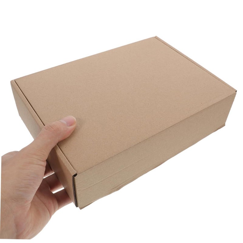 Heavy Duty Moving Boxes 10 Pack Kraft Corrugated Storage Shipping Supplies - Image 5