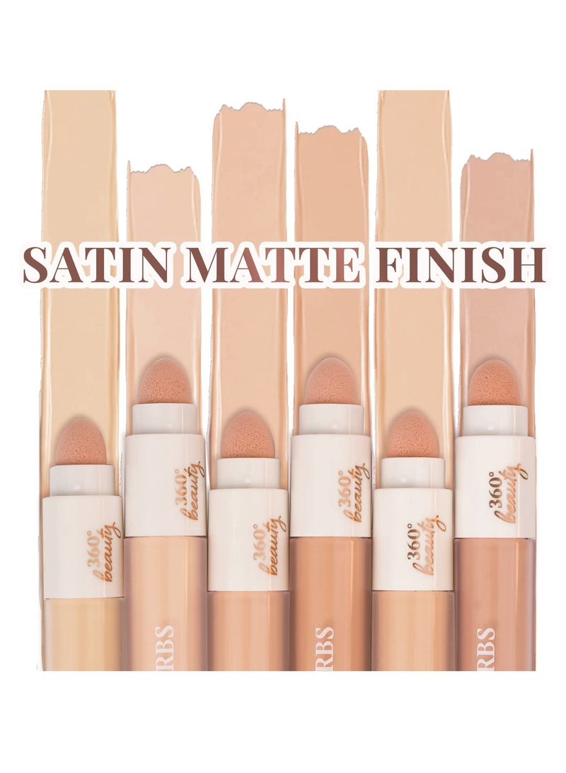 Just Herbs Concealer for Face Makeup Full Coverage 6ml - Image 4