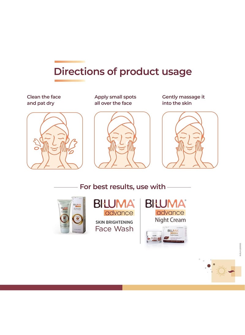 بيلوما كريم بيلوما أدفانس لتفتيح البشرة النهاري لتوحيد لون البشرة الموصى به من قبل أطباء الجلد | ممزوج بفيتامين E ومكونات طبيعية للبقع الداكنة - Image 3