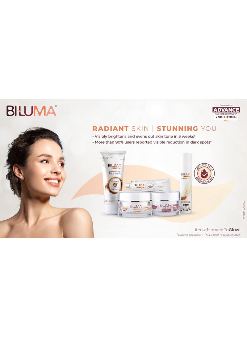 بيلوما كريم بيلوما أدفانس لتفتيح البشرة النهاري لتوحيد لون البشرة الموصى به من قبل أطباء الجلد | ممزوج بفيتامين E ومكونات طبيعية للبقع الداكنة - Image 2