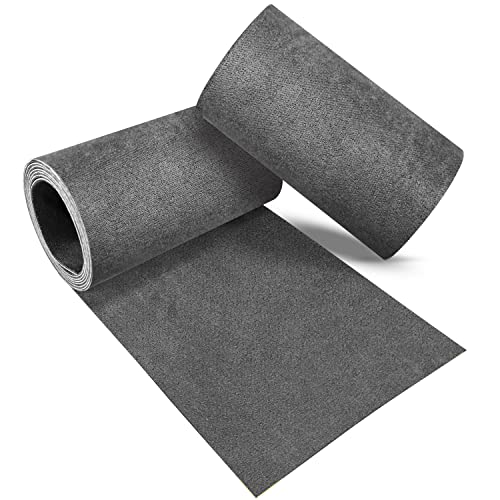 Azobur Velvet Rectangular Repair Patch, Self-Adhesive Flannel Fabric Patch, Multi Colors, Microfiber Patch，Can be Used to Patch Sofas, Car Seats, Handbags, Jacket Holes and Tears (Gray) - Image 1