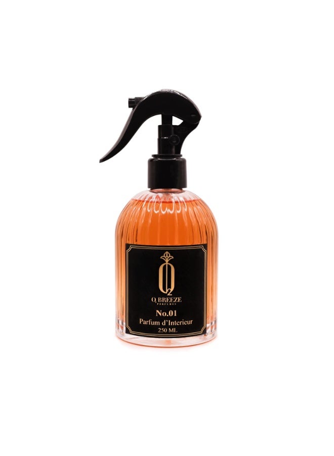 BREEZE PERFUMES بخاخ معطر هواء 250 مل | مثالي للمنزل والغرفة والمكتب | انتعاش يدوم طويلاً | رقم 01 - Image 1