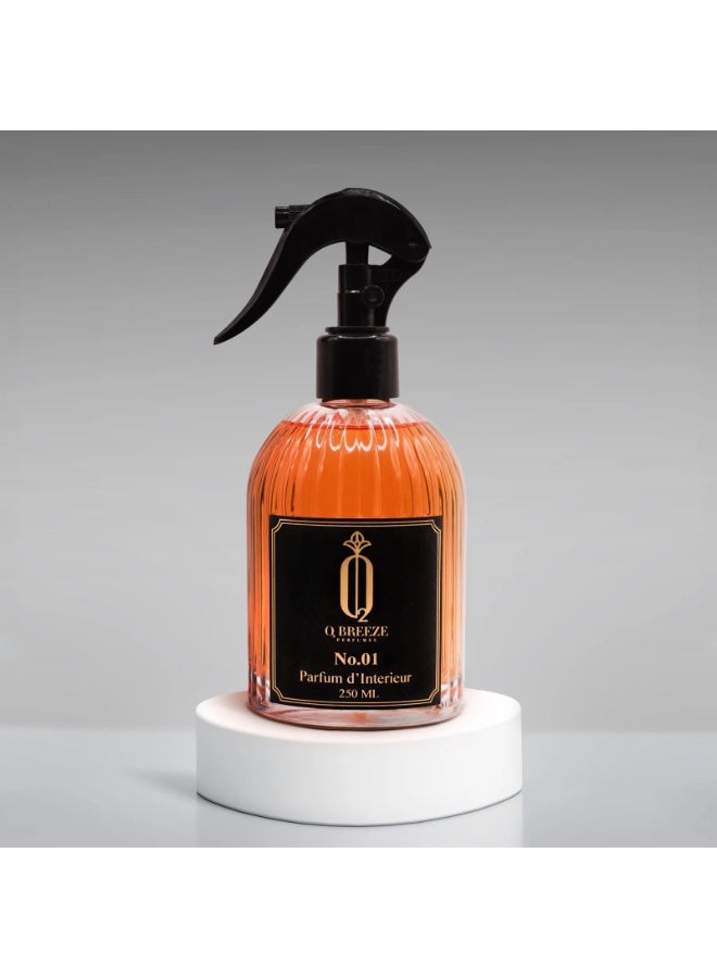 BREEZE PERFUMES بخاخ معطر هواء 250 مل | مثالي للمنزل والغرفة والمكتب | انتعاش يدوم طويلاً | رقم 01 - Image 2