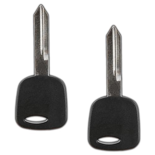 KeylessOption 2X KeylessOption Car Key for 1996 1997 1998 1999 2000 2001 2002 2003 2004 2005 2006 Ford Expedition Explorer F-150 Mustang Lincoln Navigator Mazda Mercury, H72-PT 4C, Programming Guide Included - Image 1