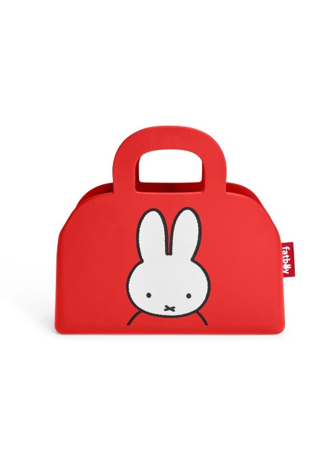Fatboy حقيبة تسوق فات بوي سجوبر-كيس × ميفي | تقف بمفردها | تحمل حتى 10 كجم | متعددة الوظائف | EVA (أسيتات الإيثيلين-الفينيل) | خفيفة الوزن | للاستخدام الداخلي والخارجي | 52 × 17 × 44 سم - أحمر - Image 4