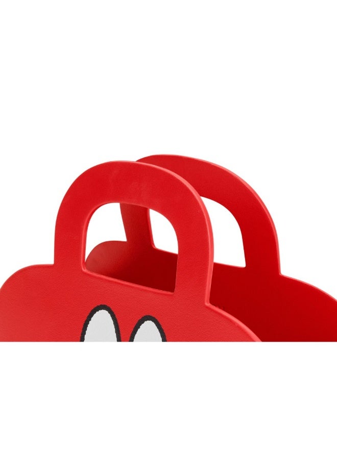 Fatboy حقيبة تسوق فات بوي سجوبر-كيس × ميفي | تقف بمفردها | تحمل حتى 10 كجم | متعددة الوظائف | EVA (أسيتات الإيثيلين-الفينيل) | خفيفة الوزن | للاستخدام الداخلي والخارجي | 52 × 17 × 44 سم - أحمر - Image 5