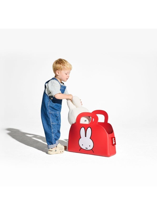 Fatboy حقيبة تسوق فات بوي سجوبر-كيس × ميفي | تقف بمفردها | تحمل حتى 10 كجم | متعددة الوظائف | EVA (أسيتات الإيثيلين-الفينيل) | خفيفة الوزن | للاستخدام الداخلي والخارجي | 52 × 17 × 44 سم - أحمر - Image 3