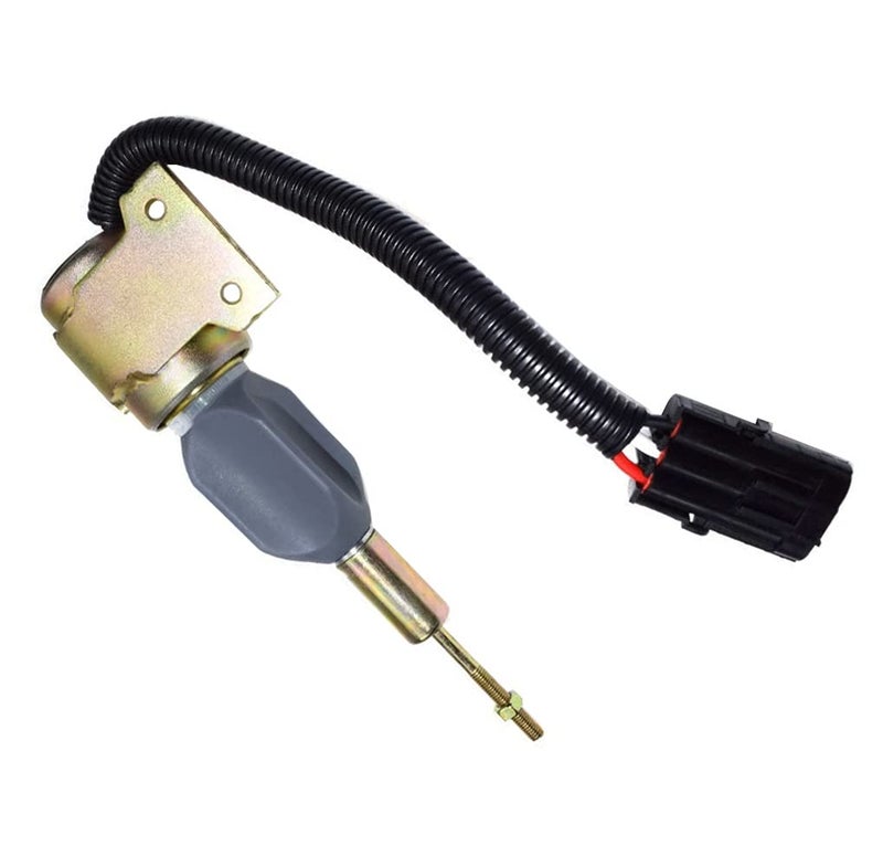 Earlyred 3932529 Fuel Shut Off Solenoid 3932929 SA-4756-12 SA-4891-12 3930658 3935431 SA475612 J932529 Compatible with Cummins Diesel Engine 6BT 4BT 5.9L 12V Solenoid - Image 2