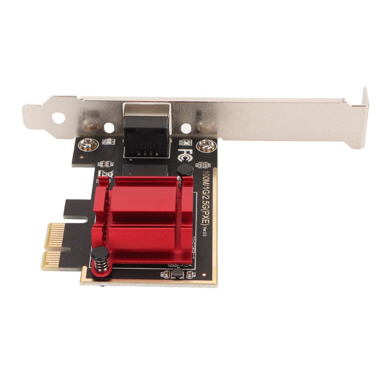 بطاقة شبكة PCIe 2.5G بمعالج RTL8125B - سرعة 2.5Gbps عالية - مادة متينة - بطاقة شبكة PCI Express مناسبة للمنزل والمكتب والألعاب - Image 2