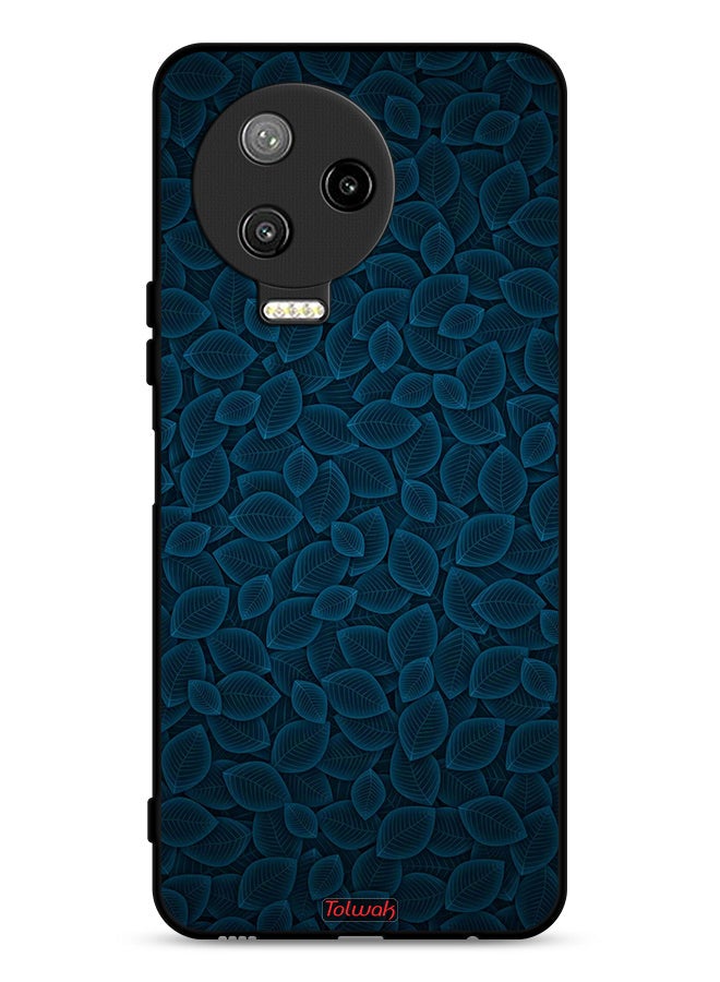 Tolwak Infinix Note 12 Pro 4G Protective Case Cover Digital Art Leaves Pattern - Image 1