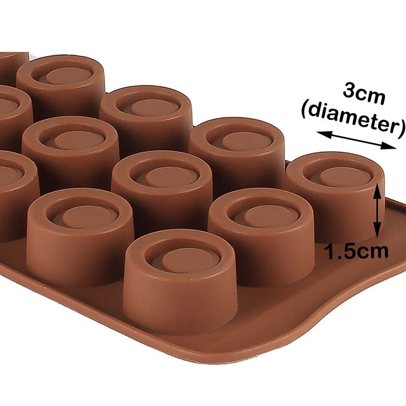 Fine Décor Finedecor Silicone Circular Loop Shape Chocolate Mould FD 315615 Cavities  - Image 2