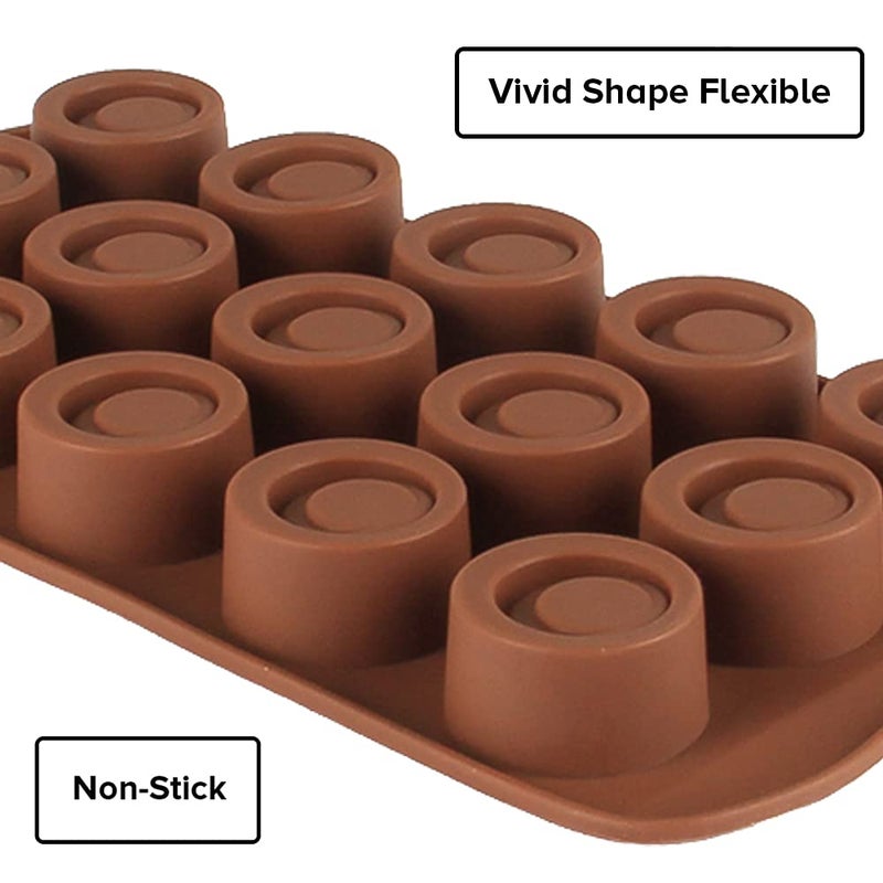 Fine Décor Finedecor Silicone Circular Loop Shape Chocolate Mould FD 315615 Cavities  - Image 3