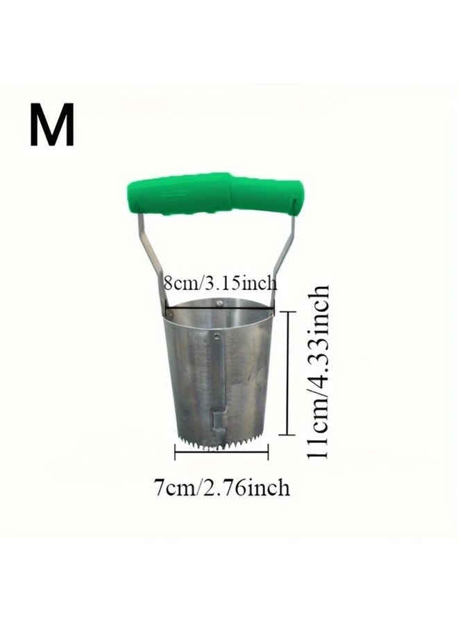 Stainless Steel Transplanter Soil Digger Model M For Planting Vegetables Flowers Seedlings - Image 1