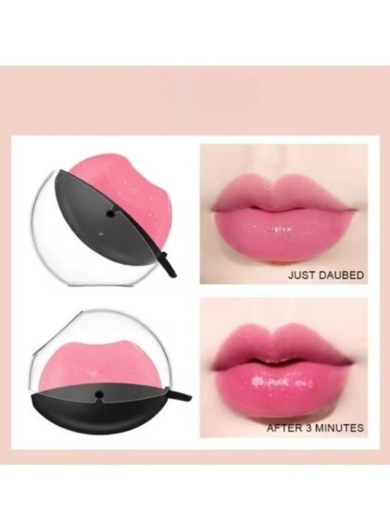 Huitich Glitter Glam Matte Lipstick Beauty with Waterproof Quick Gloss Baby Pink - Image 2