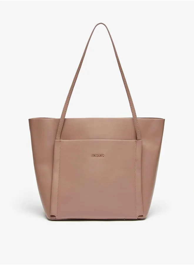 فلورا بيلا من شو إكسبرس Solid Tote Bag with Double Handle and Pouch