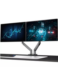NB NORTH BAYOU North Bayou NB F160 Dual Monitor Mount for 17-27 Inch Screens, Height Adjustable Arm and Full Motion Gas Spring, Supports 75/100mm VESA Mount Holes with Load Capacity 4.4~100lbs (2-9kg) Per Monitor by North Bayou  - Image 5