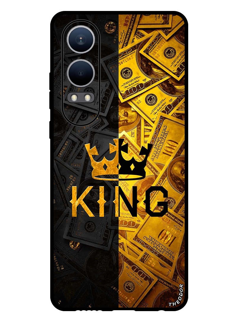 Theodor Protective Case Anti Scratch Shock Proof Bumper Cover For Oppo K12x (China) King Gold - Image 1