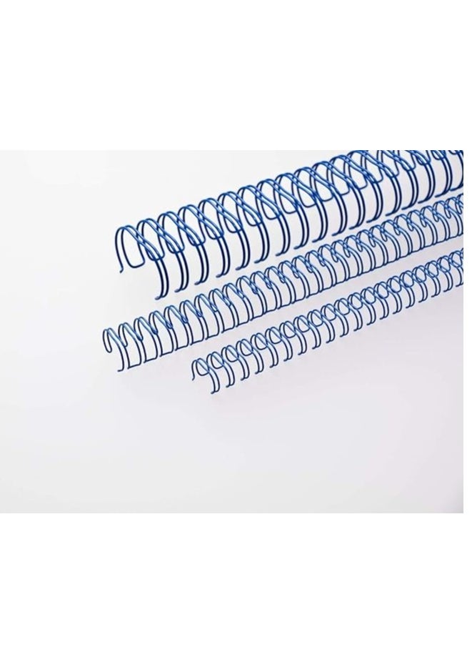 RENZ 100-Pieces Binding Wires  3:1 Metal 6.9mm Blue  - Image 1