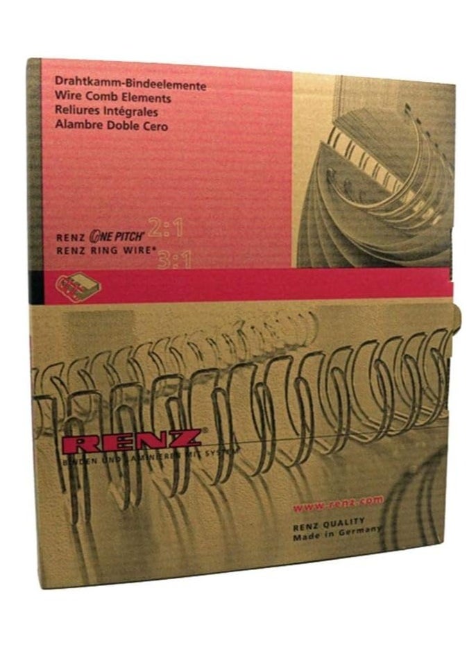 RENZ 100-Pieces Binding Wires  3:1 Metal 6.9mm Blue  - Image 2