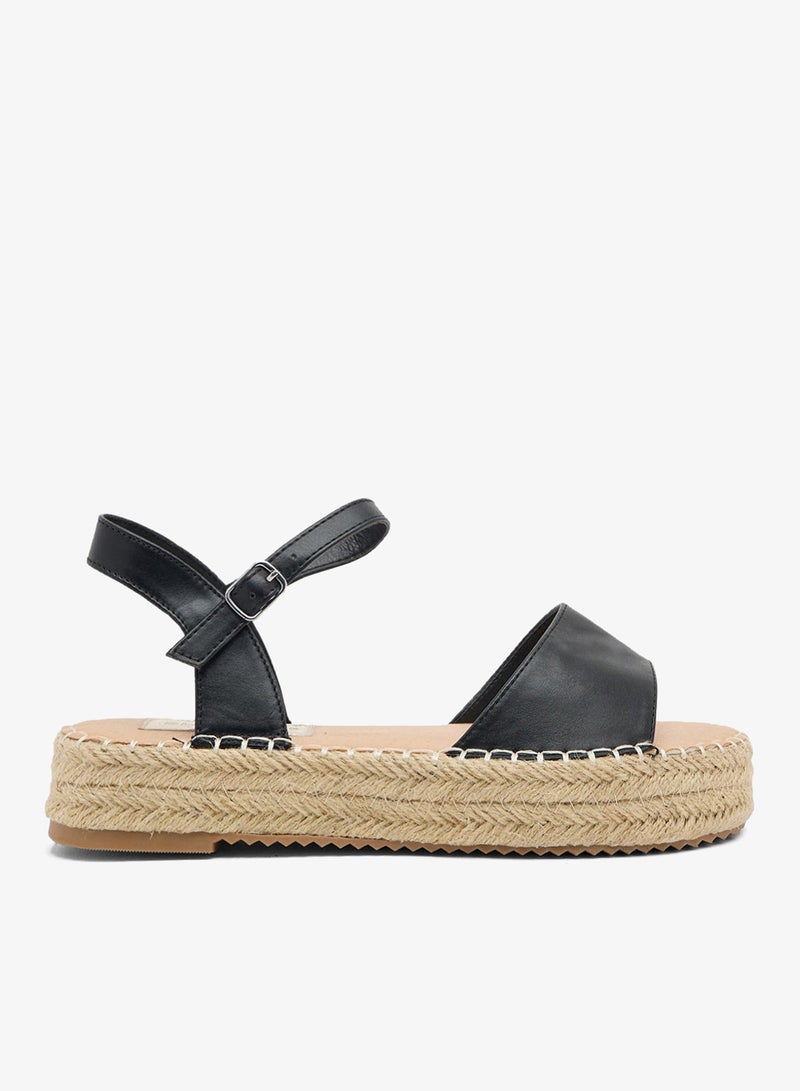 GLAMOROUS Casual Ankle Strap Espradrilles - Image 1