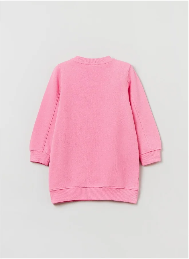 او في اس Ovs Girls Printed Sweat Dress