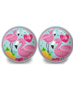 MONDO Flamingo Printed Bio Ball Multicolour 23cm 26046 