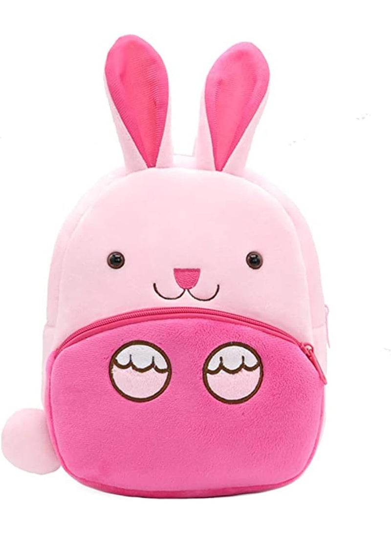SOLARAE Kids School Backpack Bag, Girl Cute Toddler Cartoon Backpack Kids Bag, Plush Animal Cartoon Mini Travel Bag for Baby Girl Boy 1-6 Years Kindergarten Gift‚Ä¶ - Image 1