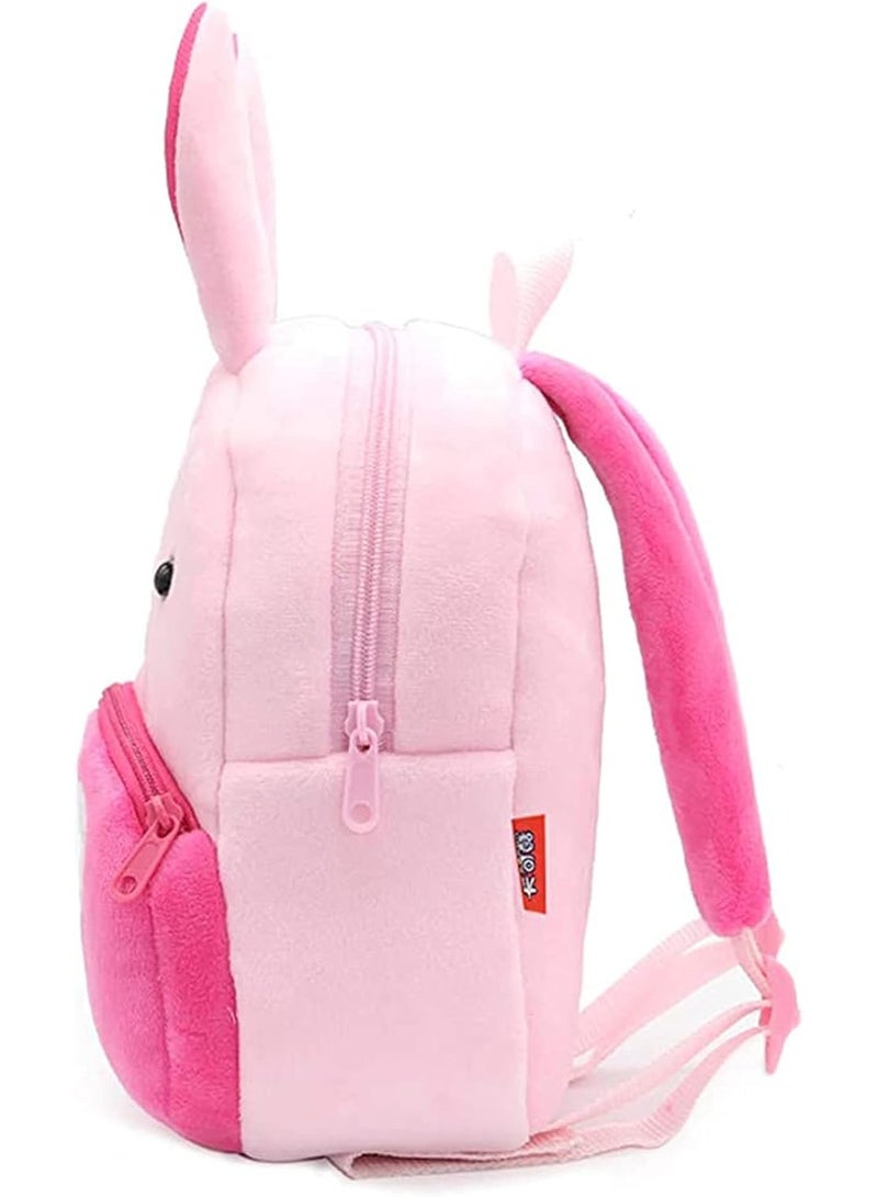 SOLARAE Kids School Backpack Bag, Girl Cute Toddler Cartoon Backpack Kids Bag, Plush Animal Cartoon Mini Travel Bag for Baby Girl Boy 1-6 Years Kindergarten Gift‚Ä¶ - Image 3