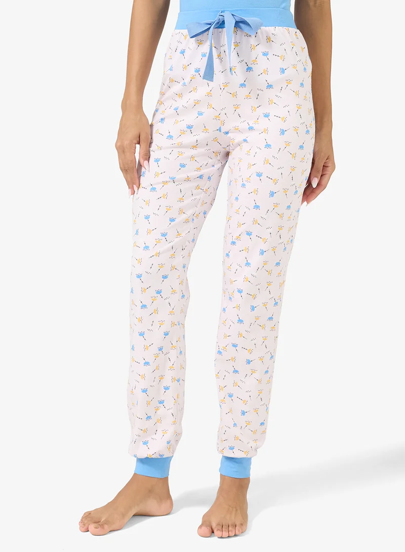 Ginger Graphic T-shirt & Pyjama Set