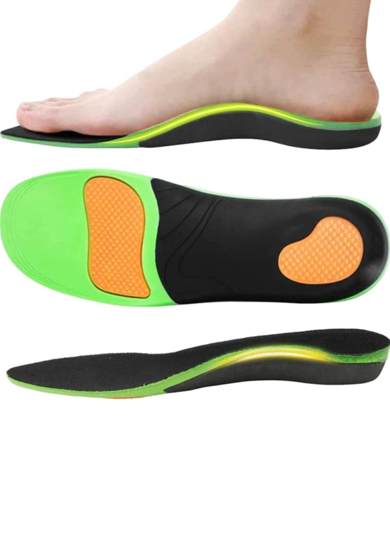 Orthotic Insole, Plantar Fasciitis Insoles, High Arch Support for Men Women, Orthotics Shoe Inserts Relieve Flat Feet, Heel Pain Size: Extra Small (XS) - Image 1