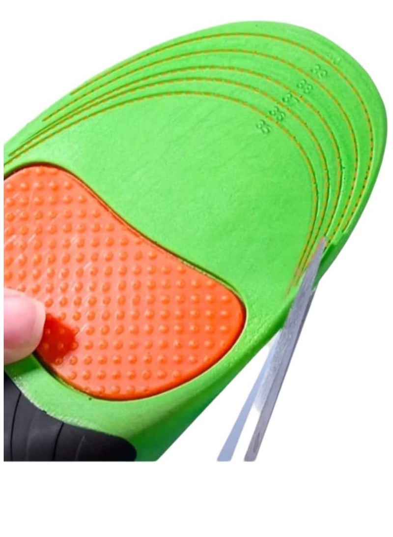 Orthotic Insole, Plantar Fasciitis Insoles, High Arch Support for Men Women, Orthotics Shoe Inserts Relieve Flat Feet, Heel Pain Size: Extra Small (XS) - Image 2