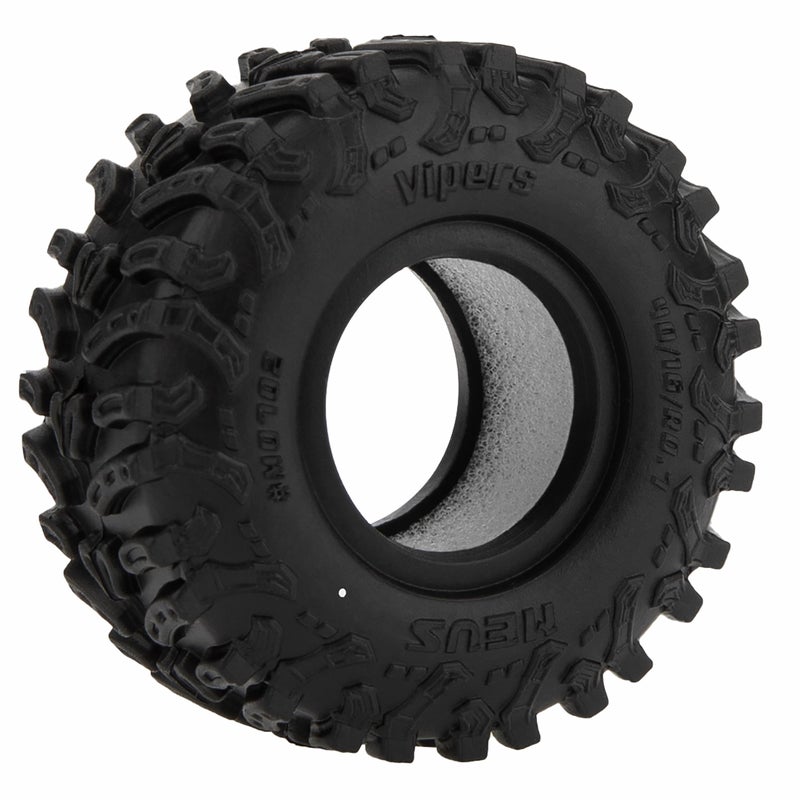 MEUS RACING 0.7 Tires - MS6 Vipers Crawler Tires for Axial SCX30 Redcat Ascent-32 1/30 1/32 RC Crawler, 40mm/16mm/R0.7 (#M0702) - Image 5
