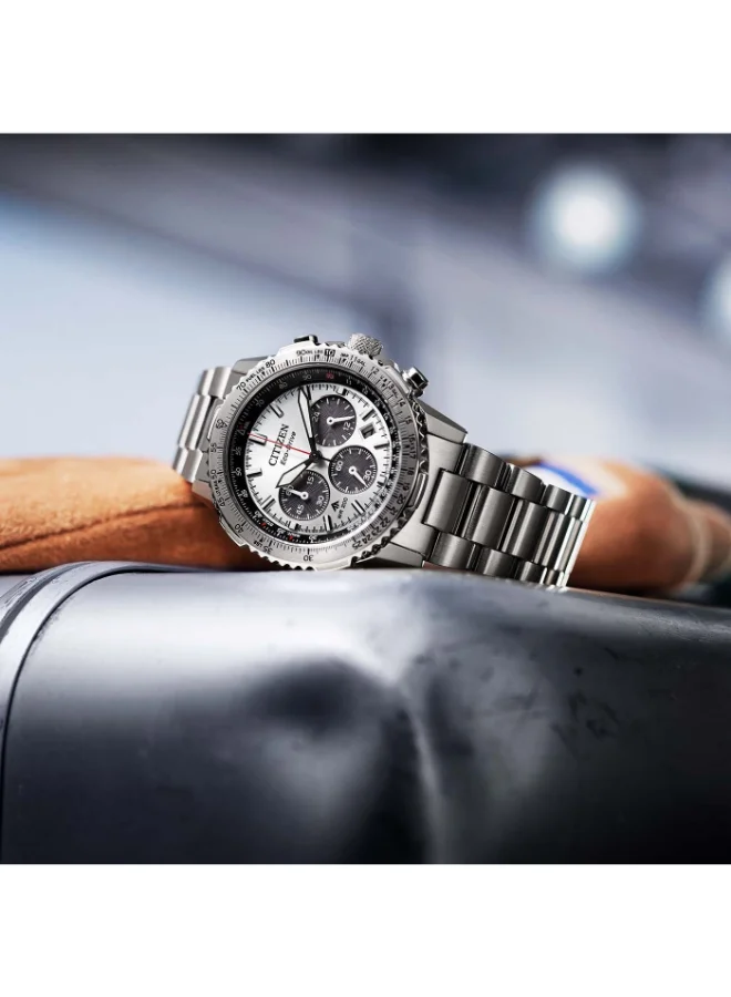 CITIZEN Men's Stainless Steel Promaster Sky Chronograph Watch CA4660-61A - 40 mm