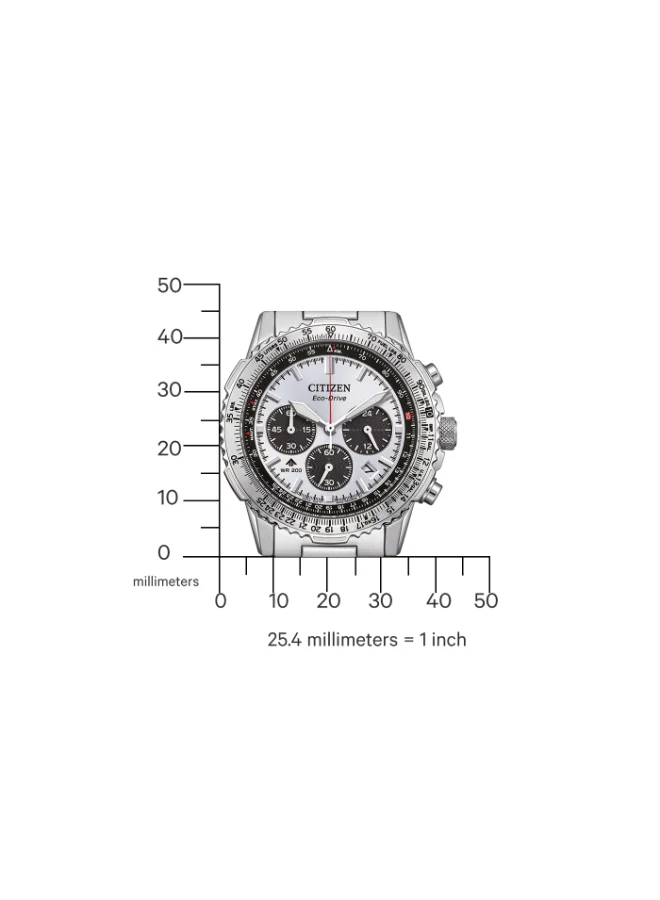CITIZEN Men's Stainless Steel Promaster Sky Chronograph Watch CA4660-61A - 40 mm