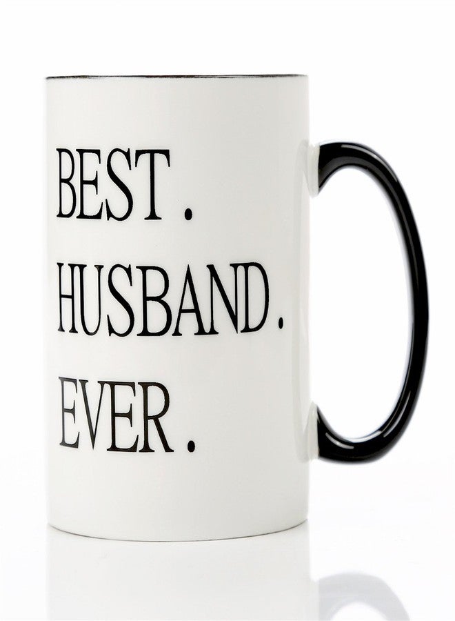 Mecai Gifts For Husband-Best Husband Ever Coffee Mug 11 oz Ceramic cup, Funny Birthday Wedding Anniversary Fathers Day To Husband Gift Ideas From Wife - Image 1
