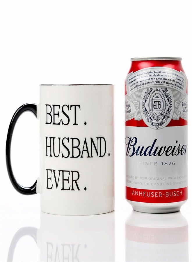 Mecai Gifts For Husband-Best Husband Ever Coffee Mug 11 oz Ceramic cup, Funny Birthday Wedding Anniversary Fathers Day To Husband Gift Ideas From Wife - Image 3