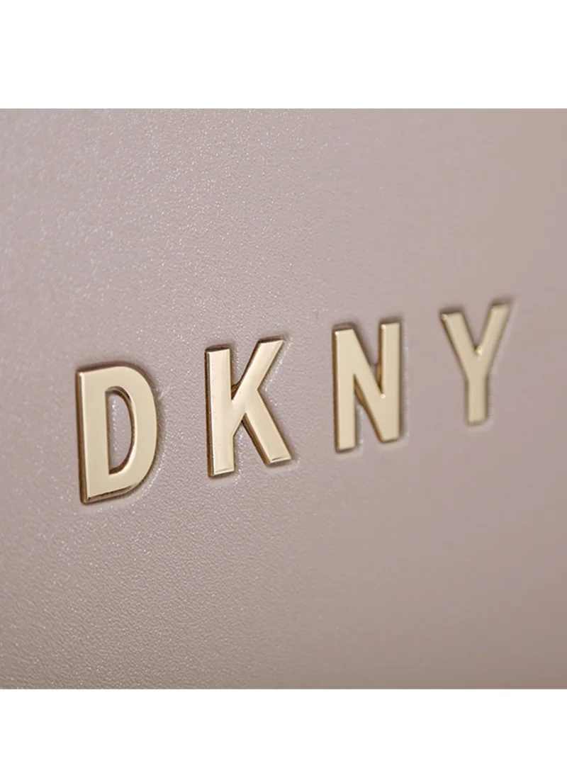 DKNY Allure Hardside Luggage on Wheels for Unisex | Ultra Lightweight ABS on with Spinner Wheels 4 Color Champagne