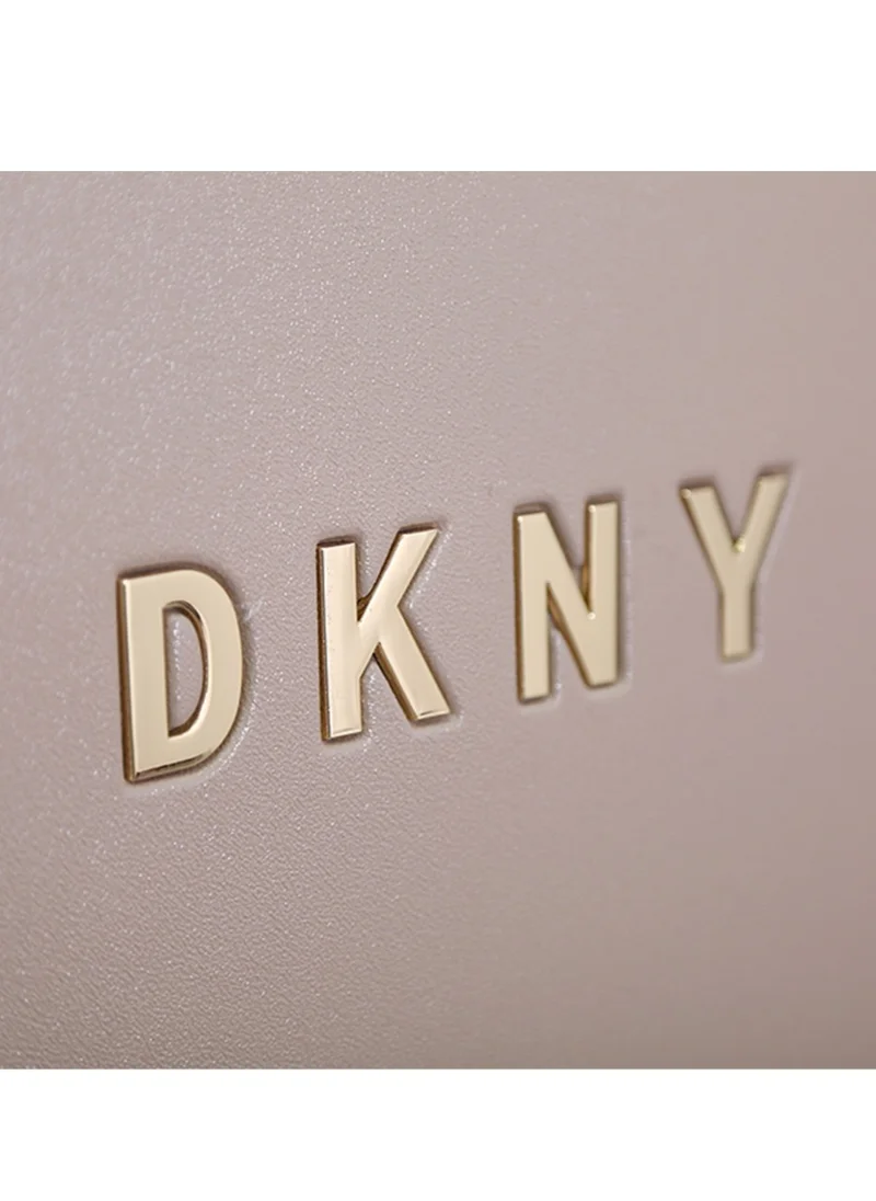DKNY Allure Hardside Luggage on Wheels for Unisex | Ultra Lightweight ABS on with Spinner Wheels 4 Color Champagne