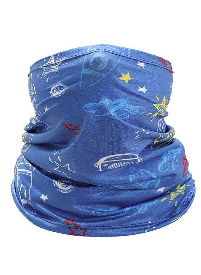 GUSGU 4PCS Neck Gaiter Face Mask Cover Scarf Cool Lightweight Breathable Dust UV Sun Protection Windproof Bandana Balaclava for 4-8 Years Boys Girls - Image 5