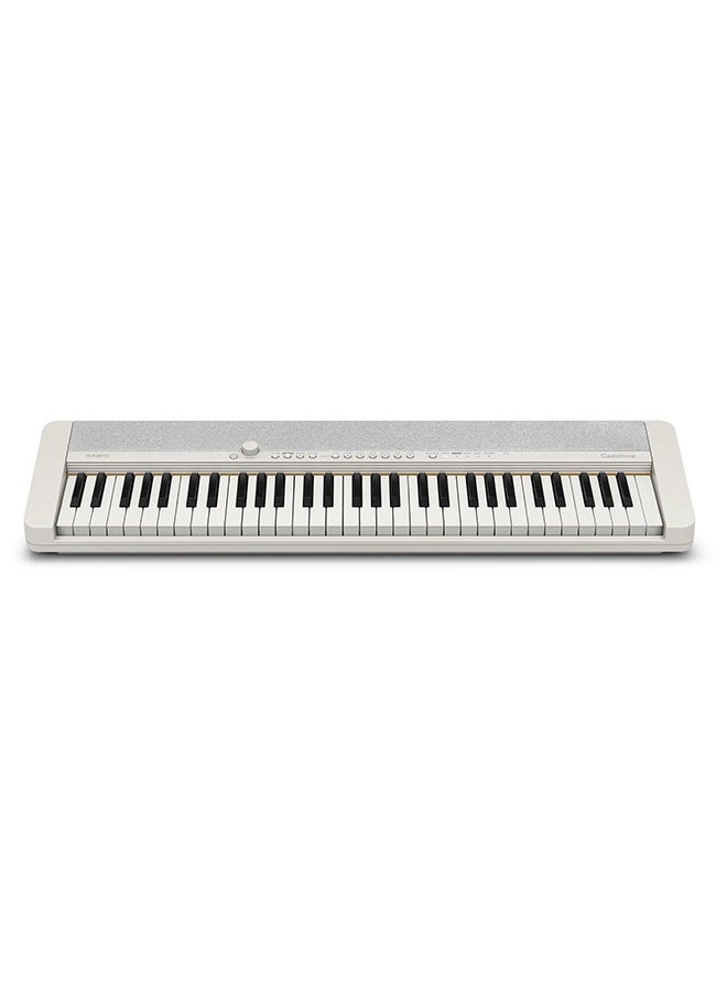 CASIO Digital Keyboard 61 Keys 3 Level of Touch Response 61 Tones White  - Image 1