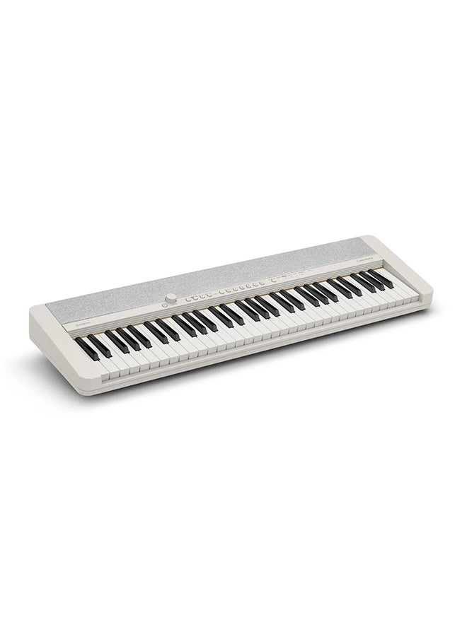 CASIO Digital Keyboard 61 Keys 3 Level of Touch Response 61 Tones White  - Image 3