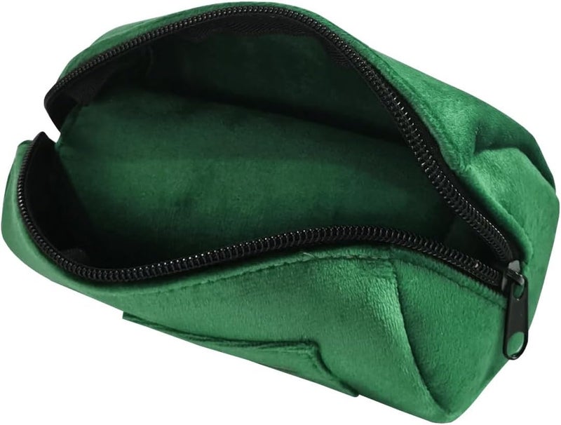 SCIKHEFT Velvet Bangle & Bracelet Organizers and Storage Small Jewelry Travel Organizer Roll, Compact Jewelry Case for Bangles, Bracelets, Watches(Green) - Image 1